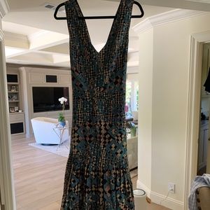 Flounced Maxi Dress